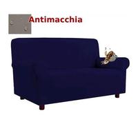 La Bottega del Risparmio - Copridivano 2 Posti Antimacchia Elasticizzato Impermeabile In Offerta Colore Blu