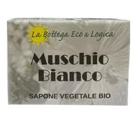 La Bottega Eco & Logica Sapone Vegetale Bio Muschio Bianco 100 g - Sapone