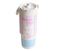 La bottiglia d'acqua rimane fredda tutto il giorno, bottiglia d'acqua per aspirazione sottovuoto | Bottiglia d'acqua isolata | Tazza termica da 31 oz, tazza da viaggio a prova con manico per bevande