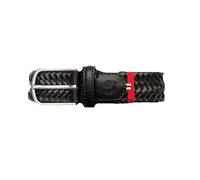 La Boucle Cintura Milano Elasticizzata Uomo Pelle Nero Xlarge