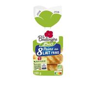 La Boulangère Pane Latte Biologico 280 g - Deliziosa Pasticceria per una pausa gourmet - 4 Pezzi