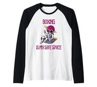 La boxe è il mio spazio sicuro, Astronauta Maglia con Maniche Raglan