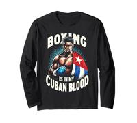 La Boxe è nel Mio Sangue Cubano Maglia a Manica