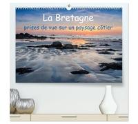 La Bretagne - prises de vue sur un paysage côtier (Calendrier mural 2026 DIN A2 vertical) calendrier de bureau: Photos de la côte bretonne aussi grandiose que variée