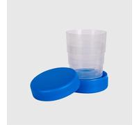 La Briantina Bicchiere Pieghevole Telescopico da Viaggio in Polipropilene - Portatile e Compatto, Ideale per Campeggio, Ufficio e Outdoor - Colore Casuale Blu o Fucsia