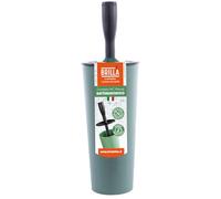 La Briantina Completo WC Minimal Batteriostatico con Scopino e Coperchio Integrato - Verde Oliva