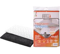 LA BRIANTINA DI POLI GIOVANNI S.P.A Filtro per Cappa doppiofiltro Carboni 40x60 cm, Poliestere, Multicolore, 40x60