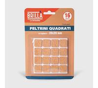 La Briantina Feltrini di Sughero Quadrati per Mobili, Protezione Sedie Arredi e Pavimenti, 2x2 cm, 16 Pezzi