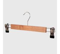La Briantina Gruccia Appendiabiti per Gonne Wood APP02750A, in Legno con Mollette