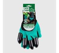 La Briantina Guanti da Giardinaggio Flos con Artigli in Plastica per Scavare, Taglia Unica, Bicolore Verde/nero, GUA06685A