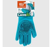 La Briantina Guanti Lavapiatti in Silicone Lato Scrubber e Antiscivolo, Multifuzione e Multiuso, Taglia Unica, 1 Paio