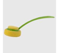 La Briantina Kit Lavapiatti con Spugna in Silicone e Ricambio - Manico Ergonomico, Spugnetta per Superfici e Stoviglie - Lunghezza 25 cm, Ø Spugna 6,5 cm