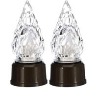 La Briantina Lumino elettrico fiamma eterna - durata 365 giorni (Confezione da 2)