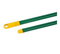 La Briantina Manico Professionale per Scope, in Metallo Plastificato ad Alto Spessore, Lunghezza 130 cm, Verde