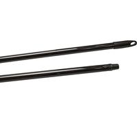 La Briantina Manico Professionale per Scope, in Metallo Plastificato ad Alto Spessore, Lunghezza 150 cm, Colore Nero