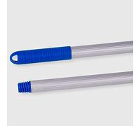 La Briantina Manico Professionale per Scope, Lunghezza 130 cm, Grigio Rigato, in Alluminio