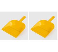 La Briantina Paletta Alzaimmondizia Jolly in Plastica, Pratica e Capiente, per Scopa e Scopino (Confezione da 2)