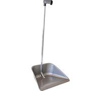 La Briantina Paletta Alzaimmondizia Professionale con Manico, Capiente e Resistente, Colore Grigio