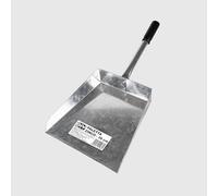 La Briantina Paletta in Ferro Galvanizzato 39x21x12,5 cm - Resistente alla Corrosione, Ideale per Giardinaggio e Raccolta Rifiuti all'Esterno, Impugnatura in Plastica