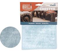 La Briantina Panno Pulizia Chester per Poltrone e Divani in Pelle e Eco-pelle, Doppia Azione Pulisce e Lucida, Extra-Morbido e Riutilizzabile, 17x23 cm.