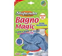 La Briantina Panno Pulizia Magic per Bagni e Sanitari, in Microfibra, Tessitura 3D Extra-Pulente, Riutilizzabile, 40x40 cm.