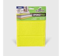 La Briantina Pannospugna Sponge Pad Forte a Triplo Strato, Assorbente Sgrassante e Lucidante, Riutilizzabile, 17x21 cm.