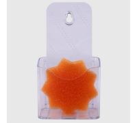 La Briantina Porta Spugna da Cucina Trasparente con Spugna Inclusa - Organizer con Tasca Frontale Salvaspazio in Plastica - 11x8xh20 cm