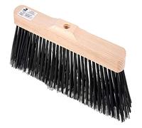 La Briantina Scopa Industriale da Esterno Arizona per Giardini, Balconi e Vialetti, con Robusta Assicella in Legno e Fibre Rigide e Fitte, Larghezza 30 cm