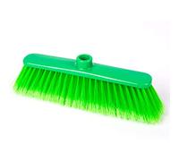 La Briantina Scopa per Interni Anita per Tutti i Pavimenti di Casa, con Setole Piumate, Leggera e Versatile, Larghezza 27 cm, Colore Verde