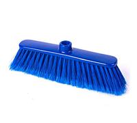 La Briantina Scopa per Interni Anita per Tutti i Pavimenti di Casa, con Setole Piumate, Leggera e Versatile, Larghezza 27 cm, Colore Blu