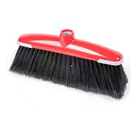 La Briantina Scopa per Interni Bomber con Bordo Paracolpi, Setole Piumate Cattura Polvere, per Tutti i Pavimenti di Casa, Larghezza 34 cm, Multicolore
