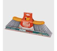 La Briantina Scopa per Interni Superissima per Ampie Superfici, con Setole Piumate Semi Rigide, Larghezza 40 cm, Attacco del Manico Universale