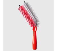 La Briantina Scovolo Persiane Doppia Fibra, Manico in Plastica con Filetto Universale per Manici e Aste, Fibre Rigide in Polipropilene