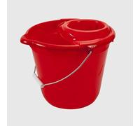 La Briantina Secchio Lavapavimenti Rotondo con Strizzatore, in Plastica, Capacità 12 Litri