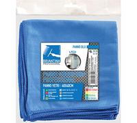 La Briantina Set 5 Panni Mikrofibra Professional, per Vetri Specchi e Superfici Riflettenti, 40x40 cm, 5 Pezzi Riutilizzabili, in Blu