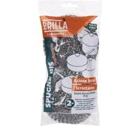 La Briantina Set Pagliette in Acciaio Zincato, Scrostanti e Resitenti, Confezione da 2 Pezzi