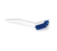 La Briantina Spazzola Lavapiatti e Pentole Professionale con Manico Antiscivolo, Fibre PBT Alta Qualità, Sterilizzabile, Lunghezza 26,5 cm, Colore Blu