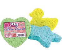 La Briantina SPU01520A Spugna da Bagno, Cellulosa Vegetale, Multicolore, Unica