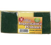 La Briantina Spugne Abrasive Salvamani con Impugnatura, Resistenti e ad Alta Intensità, Confezione da 3 Pezzi