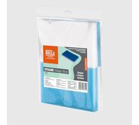 La Briantina Spugne Magic Blue - Spugne Doppia Azione in Melammina e Poliuretano, 12,5x8 cm - Pulizia Piastrelle, Lavandini, Piani Cottura e Superfici Dure - 2 pz
