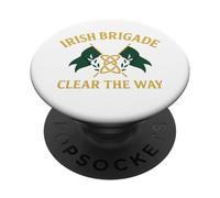La brigata irlandese apre la strada - Storia della guerra civile statunitense PopSockets PopGrip Adesivo
