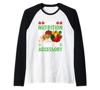 La buona Alimentazione è Il Mio Accessorio Preferito Maglia con Maniche Raglan