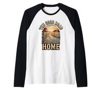 La buona Strada per casa Maglia con Maniche Raglan