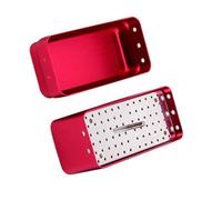 La Bur ha organizzato la scatola di immagazzinaggio di Bur dell'ago dei fori 72 dei dentali della lega di alluminio adatta a gestione di igiene dentale