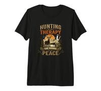 La Caccia è la mia Terapia Quiet Woods è la mia Pace Maglietta Premium