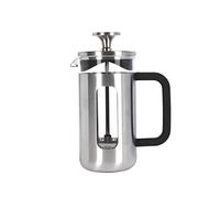 La Cafetière Caffettiera Pisa, in acciaio inox, 3 tazze, argento, in confezione regalo