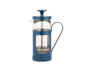La Cafetière Monaco Cafetière 3 tazze in vetro/acciaio inox (blu)