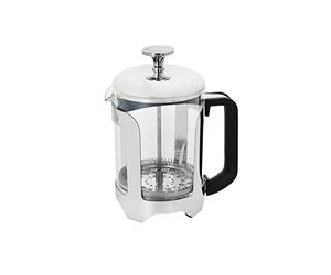 La Cafetière Roma acciaio inox, quattro tazze, argento, confezione regalo
