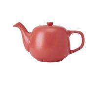 La Cafetière, Teiera classica con comodo manico e beccuccio antigoccia, da 2 tazze, adatta per tè in bustine, tradizionale, facile da pulire, lavabile in lavastoviglie, 600 ml, rosso