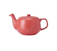 La Cafetière, Teiera classica con comodo manico e beccuccio antigoccia, da 4 tazze, adatta per tè in bustine, tradizionale, facile da pulire, lavabile in lavastoviglie, 1,2 l, rosso